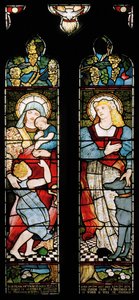 Charity & Faith, St Cuthbert Kilisesi, Darlington, 1875
